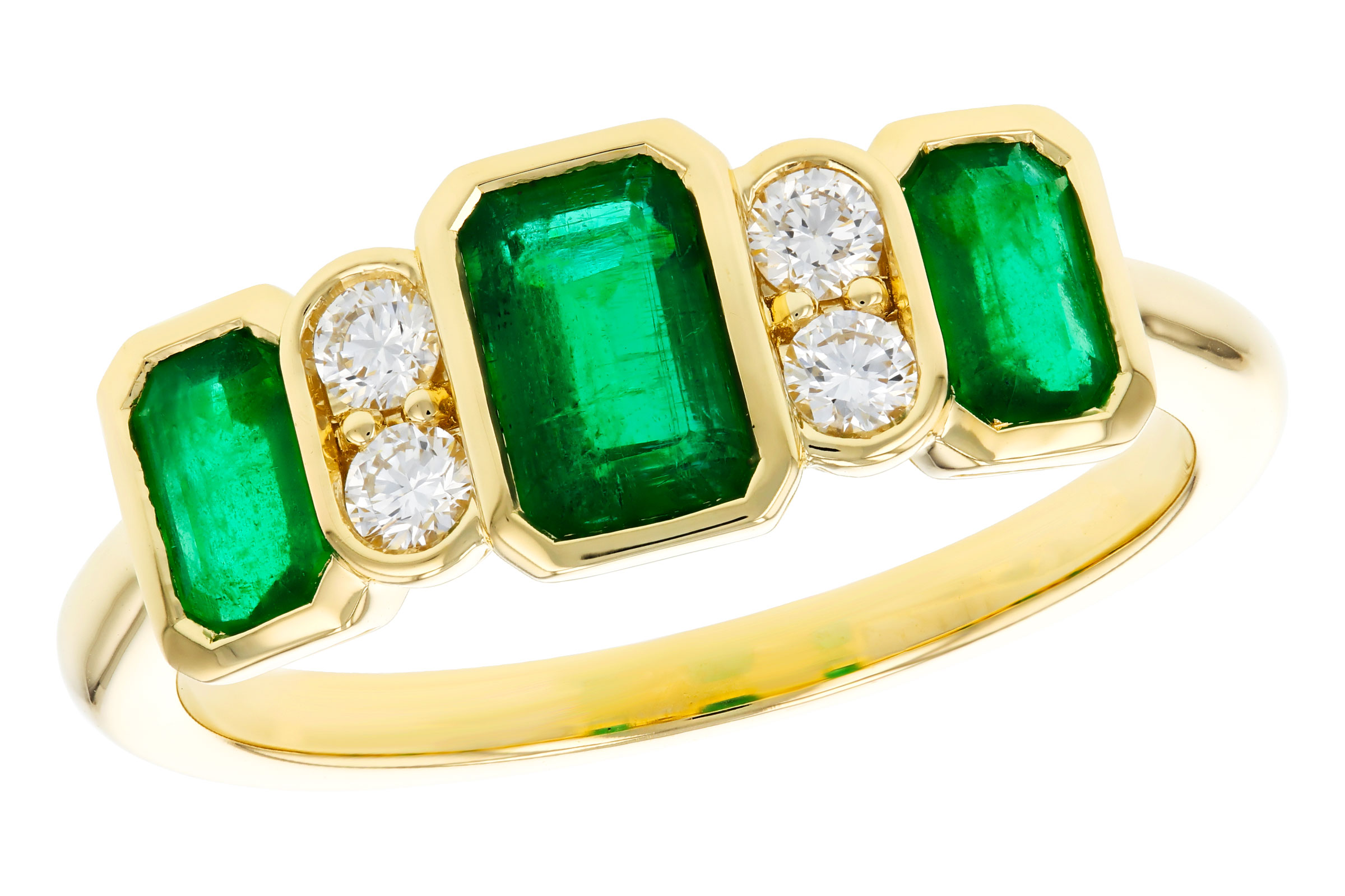 K321-56683: LDS RG 1.04 TW EMERALD 1.19 TGW