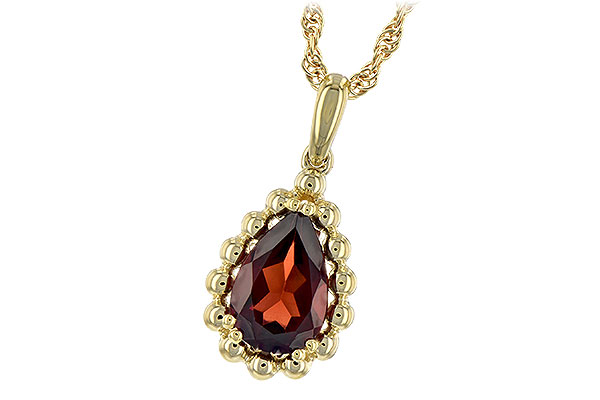 L235-22165: NECKLACE 1.38 CT GARNET