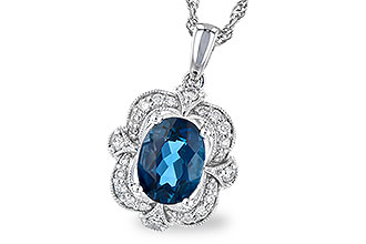 L318-88483: NECK 1.35 LONDON BLUE TOPAZ 1.50 TGW