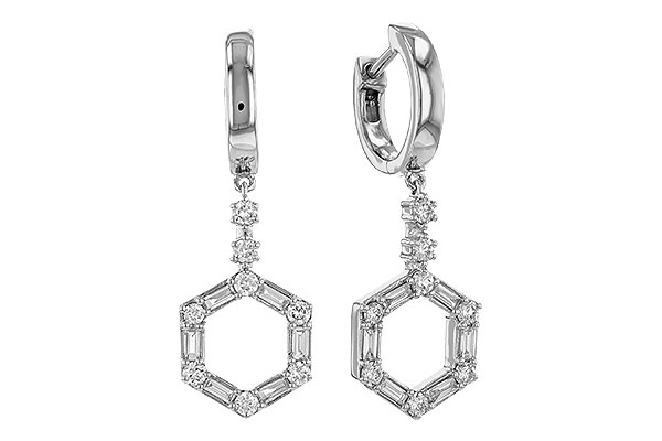 L320-64838: EARRINGS .23 BAG .60 TW