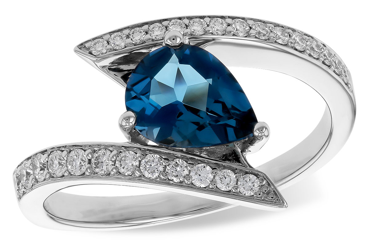 L320-64847: LDS RG 1.04 LONDON BLUE TOPAZ 1.28 TGW (8x6MM)