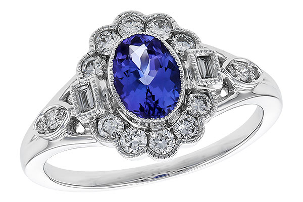L320-64874: LDS RG .80 TANZANITE 1.20 TGW (7x5MM OV)