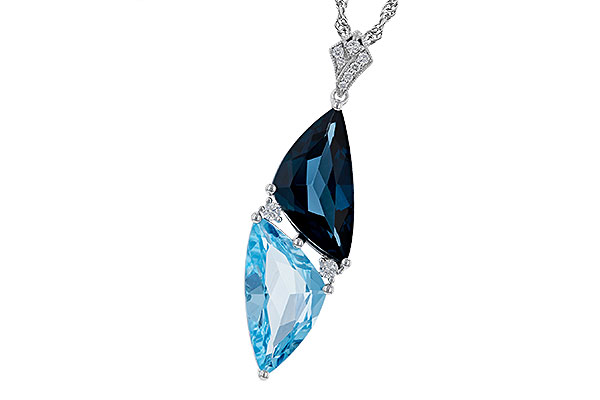 L320-65774: NECK 6.87 BLUE TOPAZ 6.97 TGW