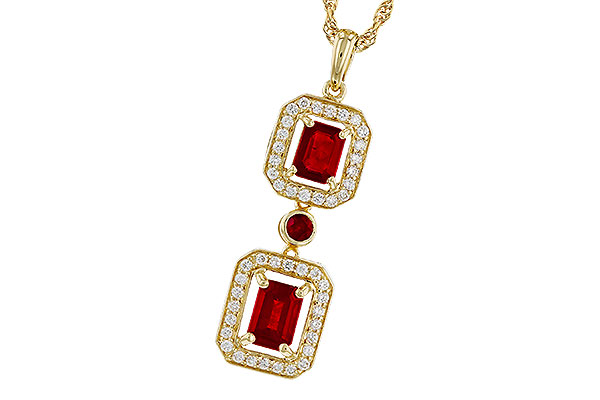 L320-67629: NECK 1.22 TW RUBY 1.43 TGW