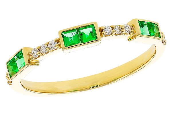 L320-68520: LDS WED RG .23 TW EMERALD .30 TGW