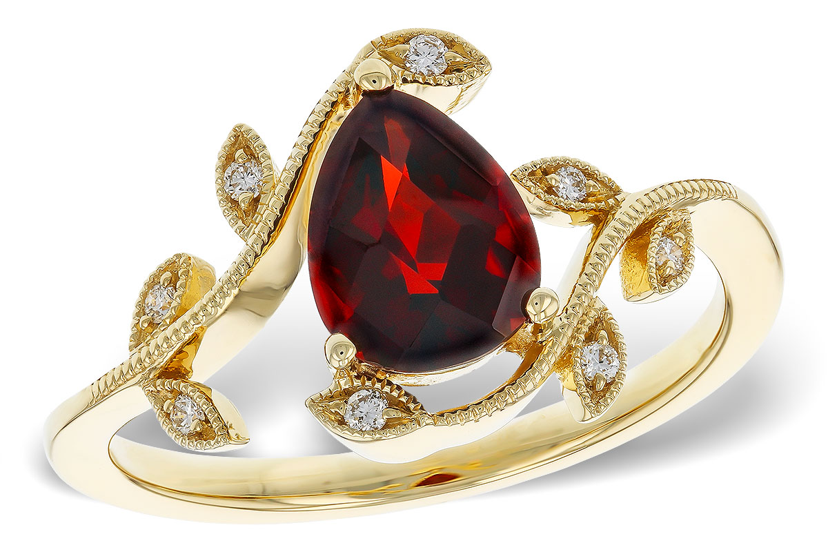 L320-70301: LDS RG 1.34 GARNET 1.40 TGW (8x6MM GAR)