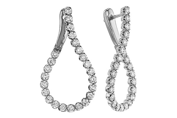L320-70329: EARRINGS 2.00 TW