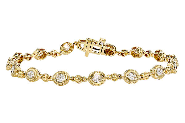L320-71256: BRACELET 1.25 TW OVAL DIAS (7")