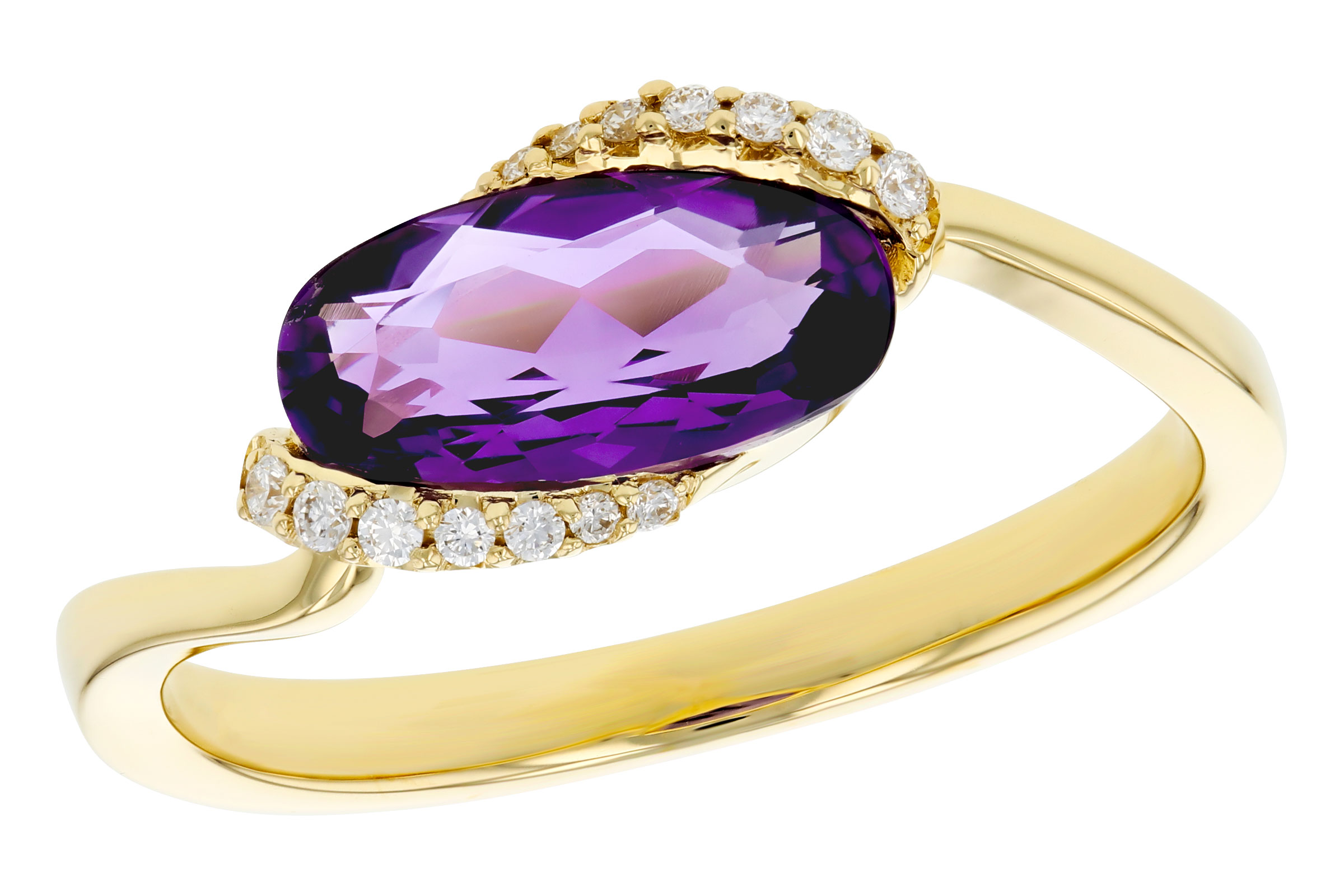 L321-56683: LDS RG 1.07 TW AMETHYST 1.13 TGW (10x5MM AMY)
