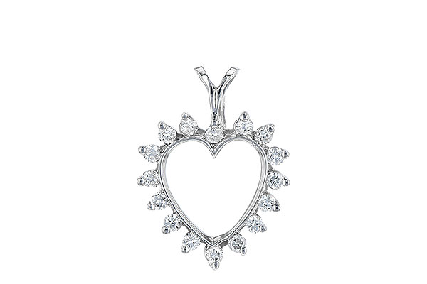 M052-48529: HEART PENDANT .23 TW