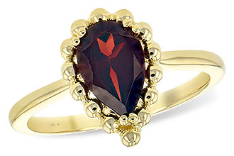 M235-22165: LDS GARNET RING 1.38 CT