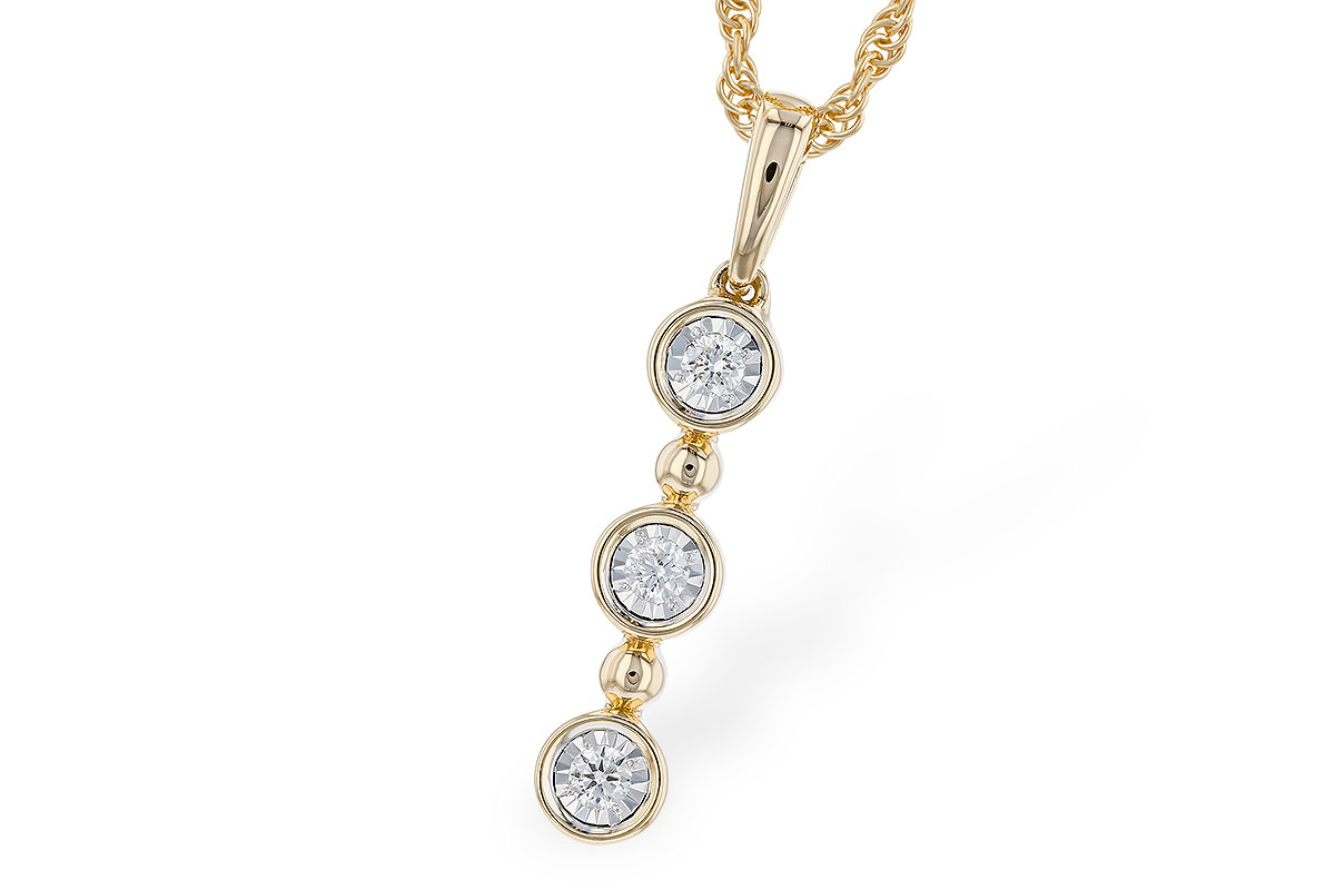 M319-75783: NECKLACE .08 TW