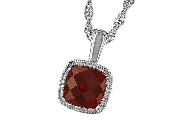 M319-78538: NECKLACE 1.22 CT GARNET