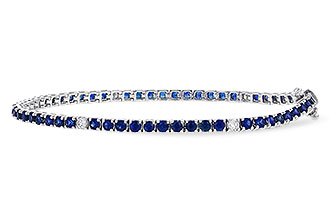 M320-64883: BRACELET 3.27 TW SAPP 3.52 TGW (7")
