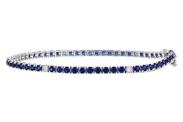 M320-64883: BRACELET 3.27 TW SAPP 3.52 TGW (7")