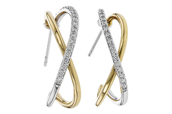 M320-65801: EARRINGS .50 TW