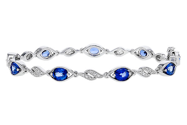 M320-65810: BRACELET 4.02 SAPPHIRE 4.26 TGW (7")